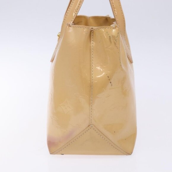 LOUIS VUITTON Vernis Wilshire PM Hand Bag Rose Flow Lantern Auth - Picture 5 of 16